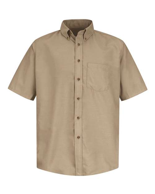Red Kap SP80T Men's Tall Poplin Short Sleeve Dress Shirt
