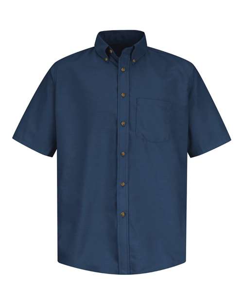 Red Kap SP80T Men's Tall Poplin Short Sleeve Dress Shirt