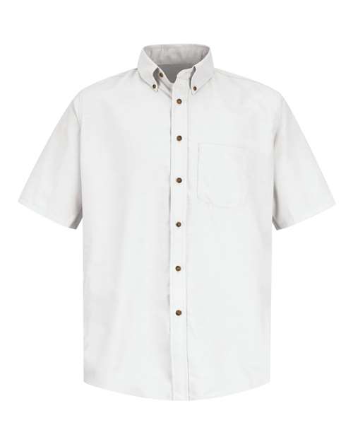 Red Kap SP80T Men's Tall Poplin Short Sleeve Dress Shirt