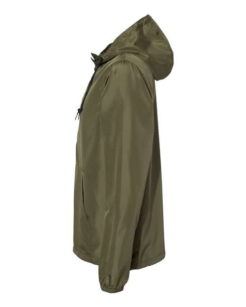 Independent Trading Co. EXP54LWP Unisex Lightweight Quarter-Zip Windbreaker Pullover Jacket
