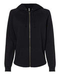 Independent Trading Co. PRM2500Z Women's California Wave Wash Full-Zip Hooded Sweatshirt
