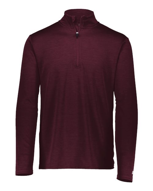 Russell Athletic QZ7EAM Men's Striated Quarter-Zip Pullover
