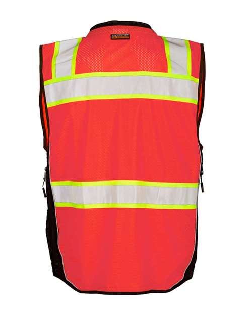 Kishigo S5002-5003 Unisex Premium Black Series® Surveyors Vest