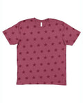 Code Five 3929 Unisex Star Print Tee
