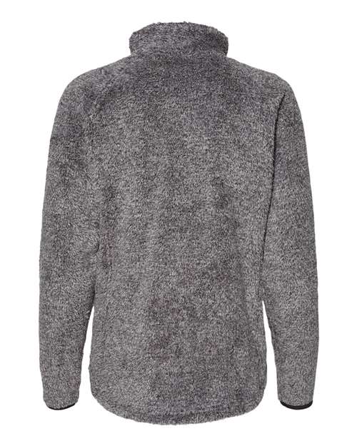 J. America 8463 Women's Boundary Shag Frosty Sherpa Full-Zip