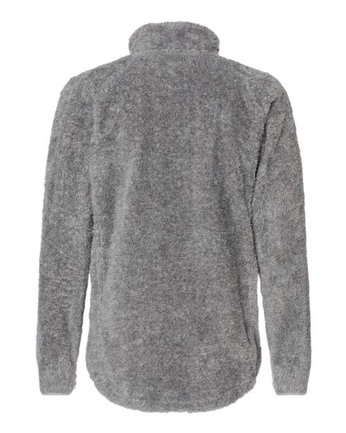 J. America 8463 Women's Boundary Shag Frosty Sherpa Full-Zip