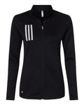 Adidas A483 Women's 3-Stripes Double Knit Full-Zip Jacket