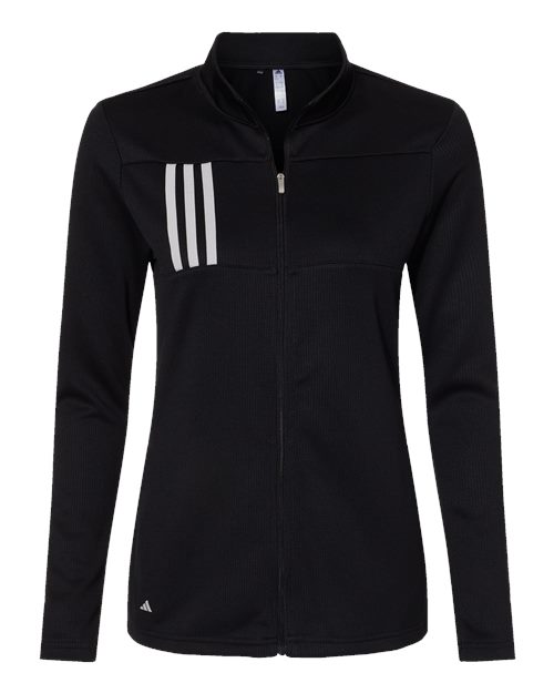 Adidas A483 Women's 3-Stripes Double Knit Full-Zip Jacket