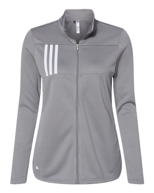 Adidas A483 Women's 3-Stripes Double Knit Full-Zip Jacket