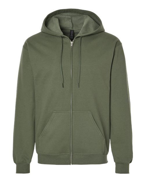 Gildan SF600 Unisex Softstyle® Midweight Full-Zip Hooded Sweatshirt