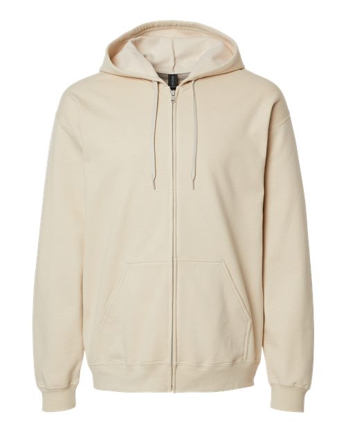 Gildan SF600 Unisex Softstyle® Midweight Full-Zip Hooded Sweatshirt