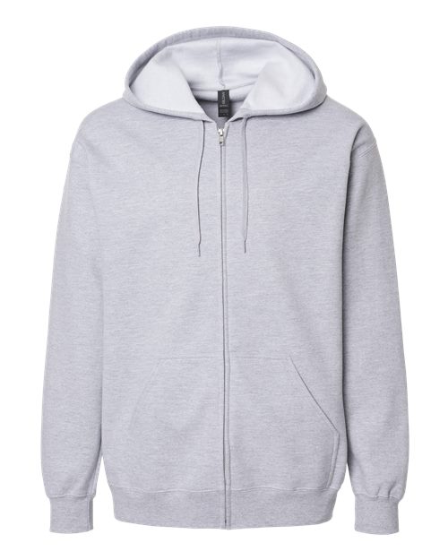 Gildan SF600 Unisex Softstyle® Midweight Full-Zip Hooded Sweatshirt