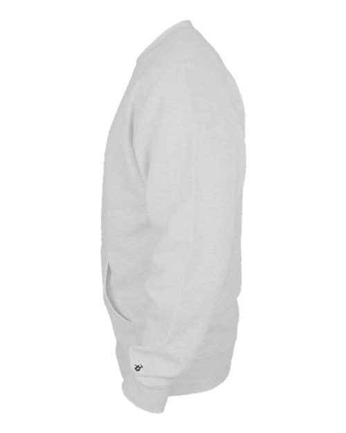 Badger 1252 Unisex Pocket Crewneck Sweatshirt