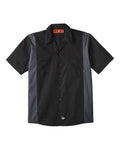 Dickies LS524 Men's Industrial Colorblocked Short Sleeve Shirt