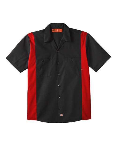 Dickies LS524 Men's Industrial Colorblocked Short Sleeve Shirt