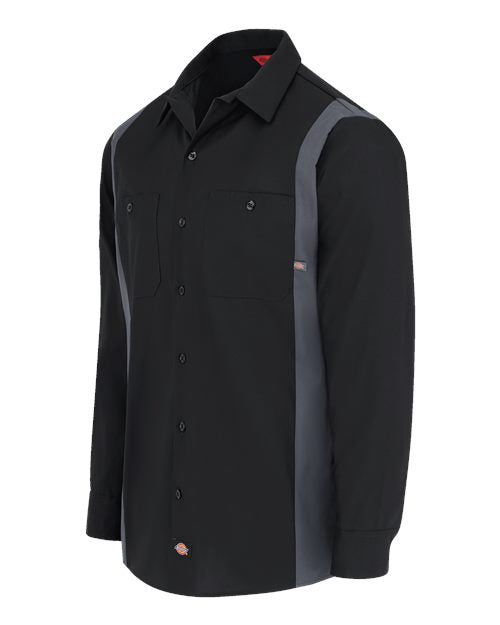 Dickies 5524 Men's Industrial Colorblocked Long Sleeve Shirt