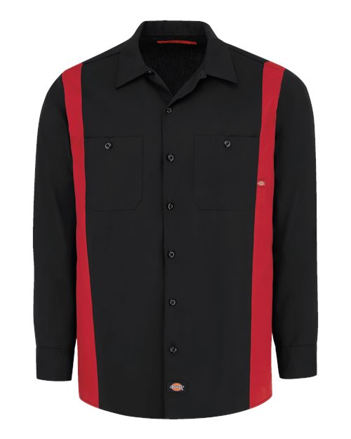 Dickies 5524 Men's Industrial Colorblocked Long Sleeve Shirt