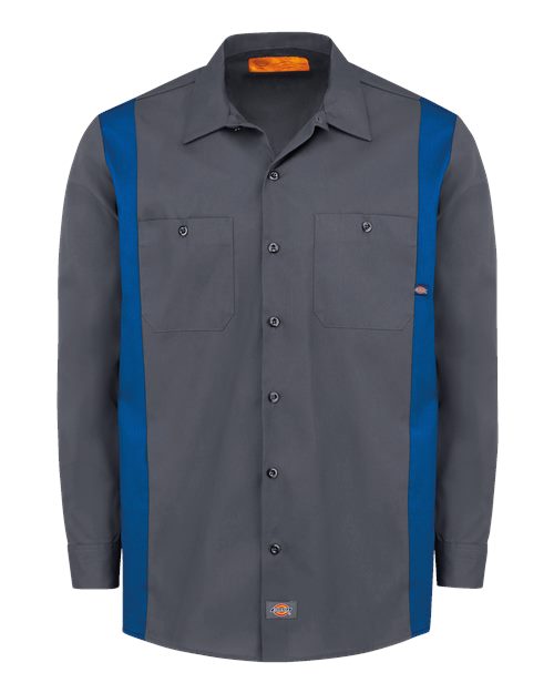 Dickies 5524 Men's Industrial Colorblocked Long Sleeve Shirt