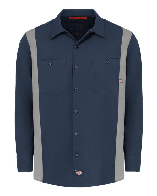 Dickies 5524 Men's Industrial Colorblocked Long Sleeve Shirt
