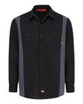 Dickies 5524T Men's Tall Industrial Colorblocked Long Sleeve Shirt