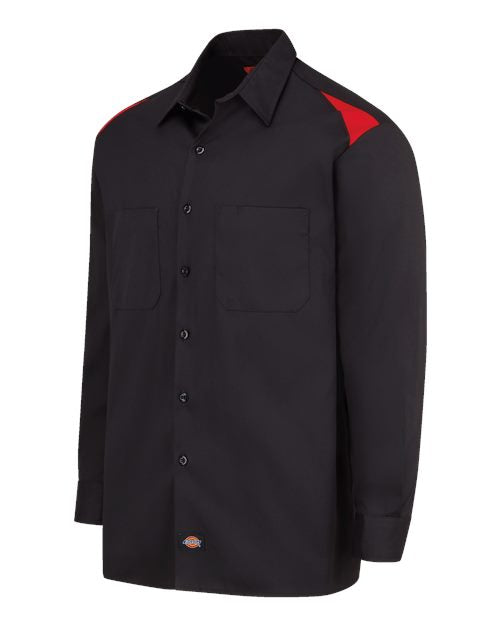 Dickies 6605 Men's Long Sleeve Performance Team Shirt