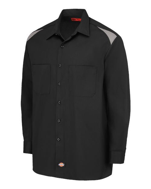 Dickies 6605T Men's Tall Long Sleeve Performance Team Shirt