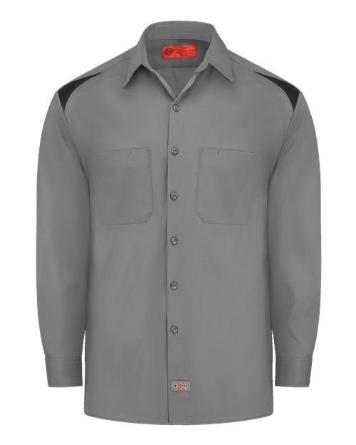 Dickies 6605T Men's Tall Long Sleeve Performance Team Shirt