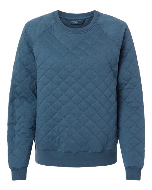 Boxercraft R08 Women's Quilted Crewneck Pullover