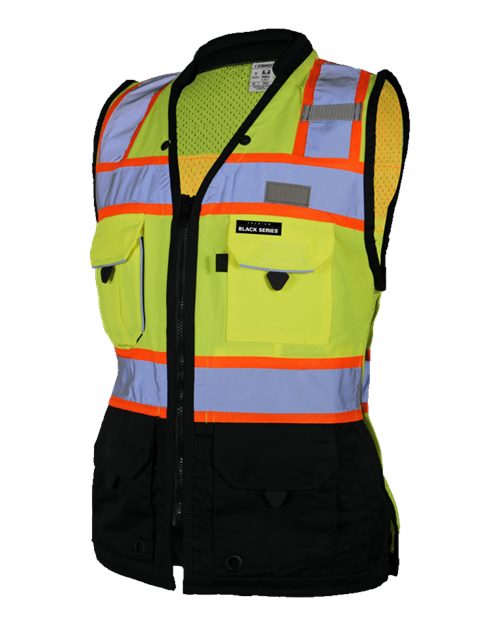 Kishigo S5021-5022 Women's Premium Black Series® Heavy Duty Surveyors Vest