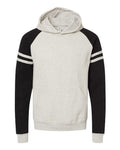 JERZEES 97CR Unisex Nublend® Varsity Colorblocked Raglan Hooded Sweatshirt