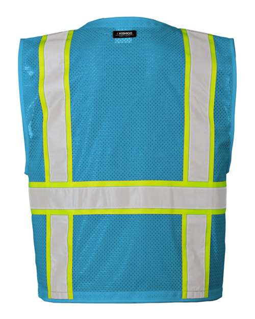 Kishigo B100-111 Unisex EV Series® Enhanced Visibility Multi-Pocket Mesh Vest