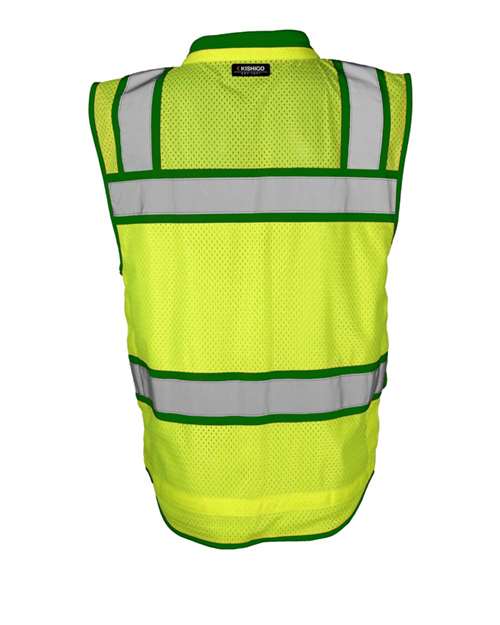 Kishigo S5042-5046 Men's Color Contrast High Performance Surveyors Vest