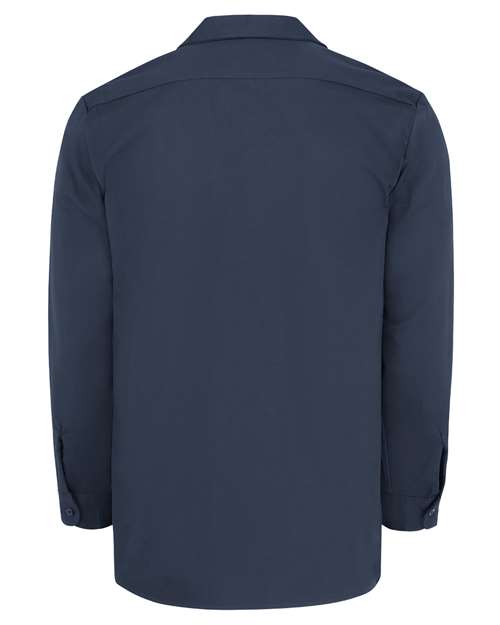 Dickies L307T Men's Tall Industrial Cotton Long Sleeve Work Shirt