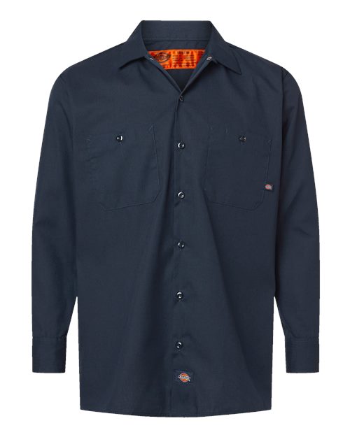 Dickies L535T Men's Tall Industrial Long Sleeve Work Shirt