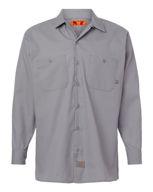 Dickies L535T Men's Tall Industrial Long Sleeve Work Shirt