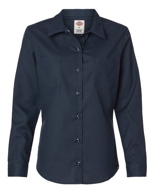 Dickies L5350 Women's Long Sleeve Industrial Work Shirt