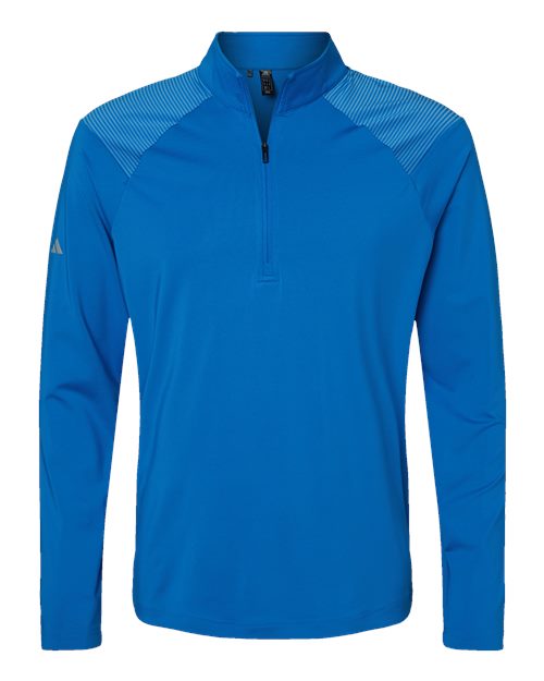 Adidas A520 Men's Ultimate365 Lightweight Shoulder Stripe Quarter-Zip Pullover