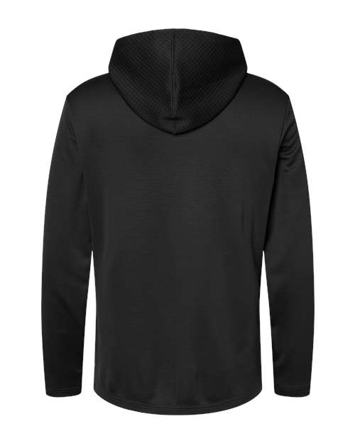 Adidas A530 Men's Textured Mixed Media Midweight Hooded Sweatshirt