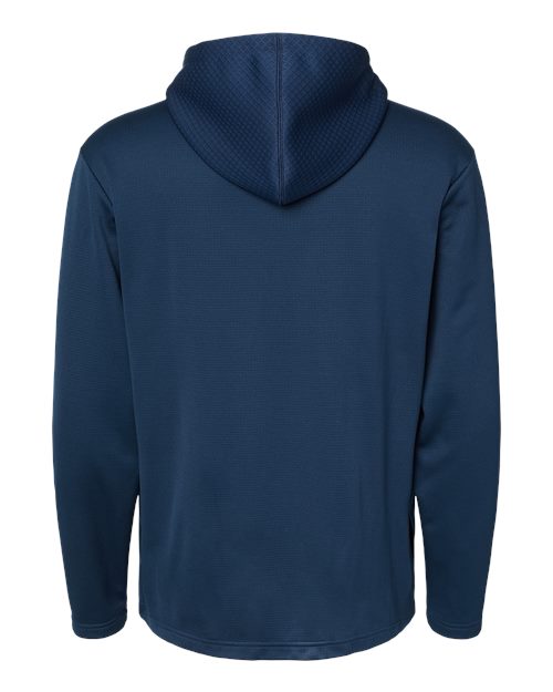 Adidas A530 Men's Textured Mixed Media Midweight Hooded Sweatshirt