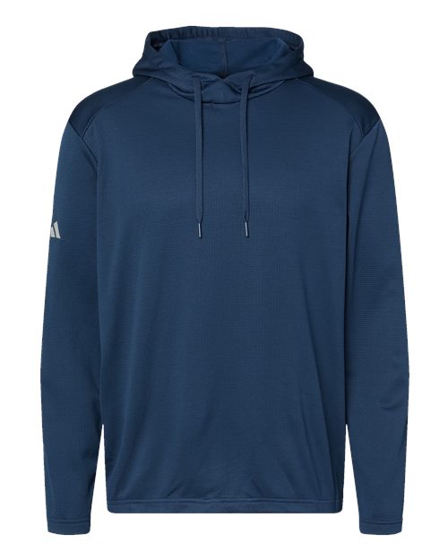 Adidas A530 Men's Textured Mixed Media Midweight Hooded Sweatshirt