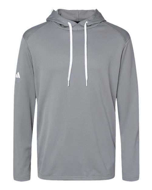 Adidas A530 Men's Textured Mixed Media Midweight Hooded Sweatshirt