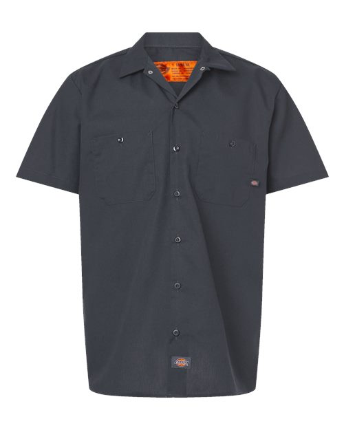 Dickies S535T Men's Tall Industrial Short Sleeve Work Shirt