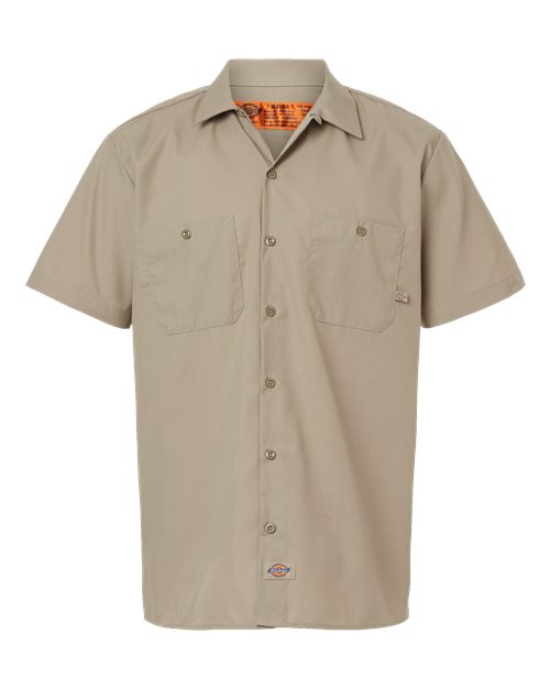 Dickies S535T Men's Tall Industrial Short Sleeve Work Shirt