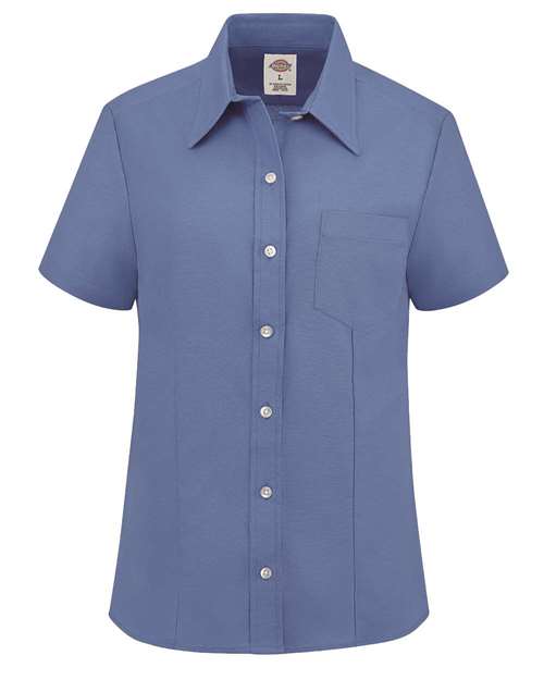 Dickies S254 Women's Short Sleeve Stretch Oxford Shirt