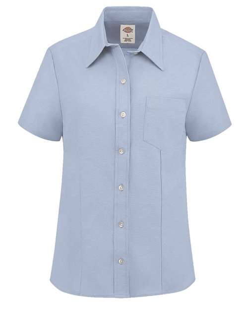 Dickies S254 Women's Short Sleeve Stretch Oxford Shirt
