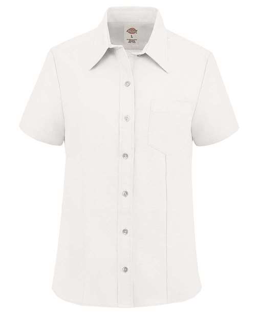 Dickies S254 Women's Short Sleeve Stretch Oxford Shirt