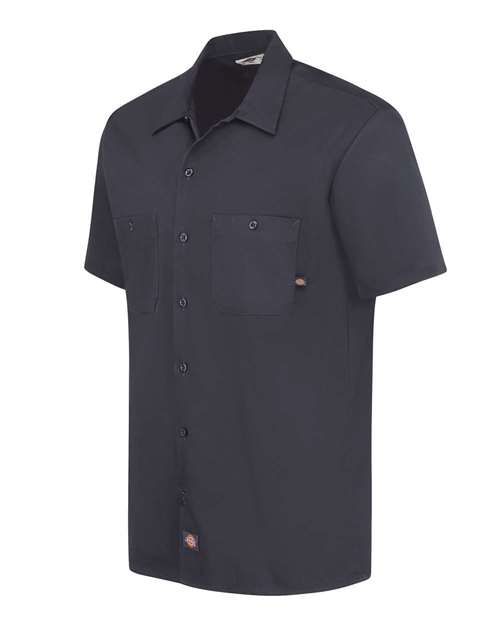 Dickies S307 Men's Industrial Short Sleeve Cotton Work Shirt