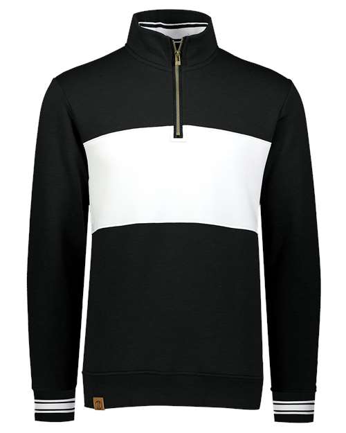 Holloway 229565 Men's All-American Fleece Colorblocked Quarter-Zip Sweatshirt
