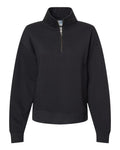 MV Sport W22713 Women's Sueded Fleece Quarter-Zip Sweatshirt