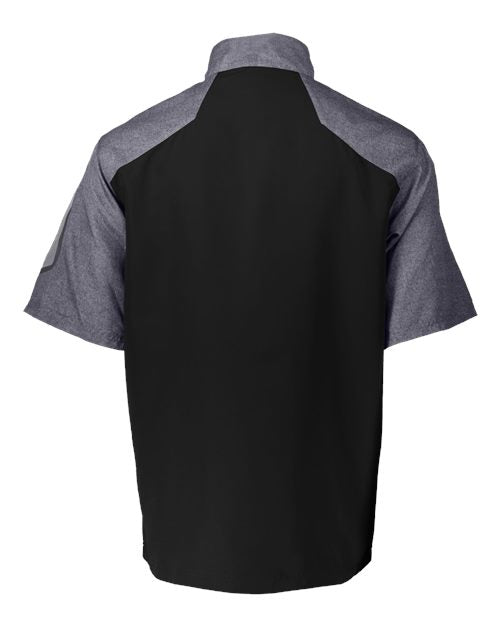 Holloway 229545 Unisex Raider Short Sleeve Quarter-Zip Pullover